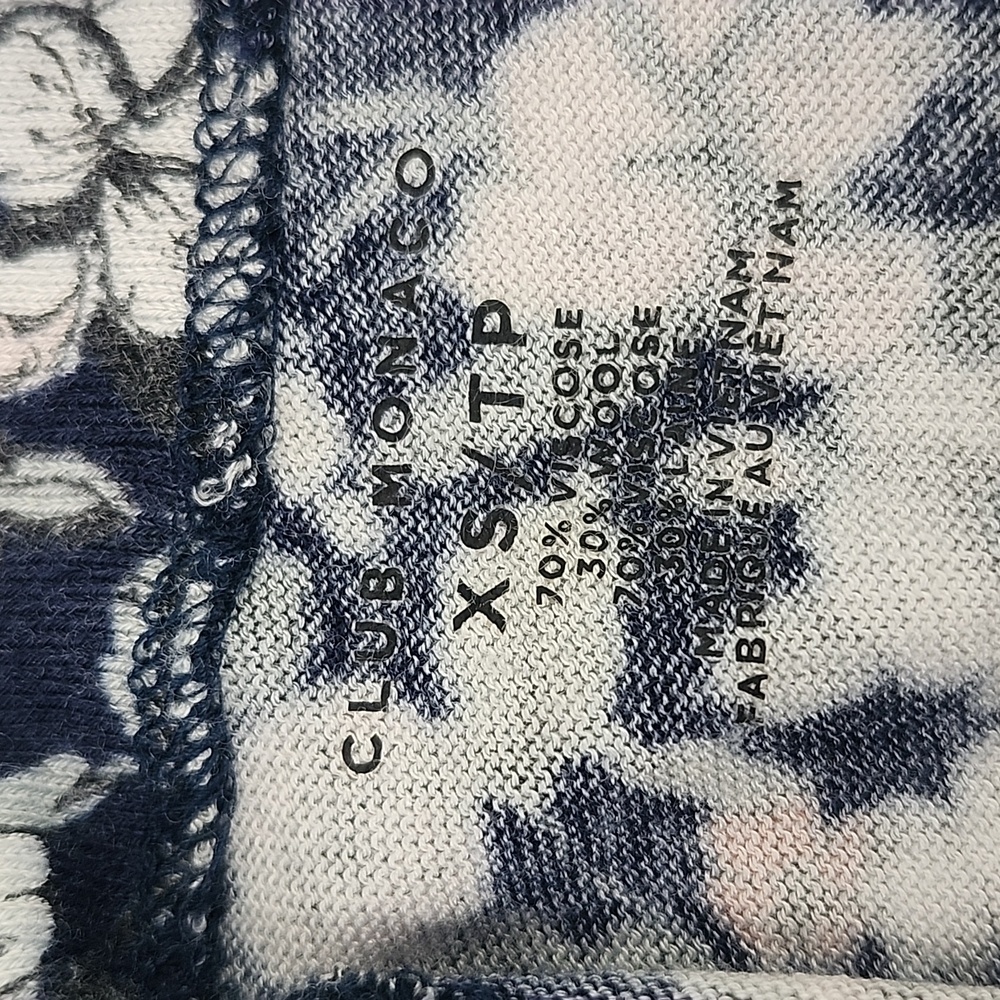 🌼 Club Monaco floral print turtleneck - Picture 6 of 6